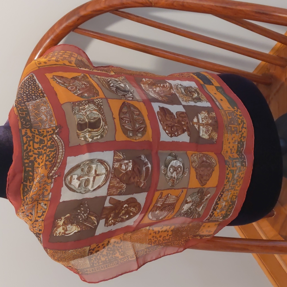 Hermes "Persona" Mousseline "Persona" petite care scarf (45cm)